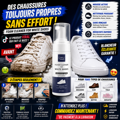 nettoyant mousse pour chaussures sans eau CIV