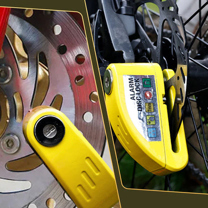 🔒 Antivol de disque pour moto/vélo avec alarme | Sécurité immédiate et dissuasion efficace 🚨